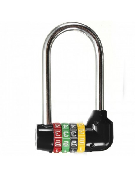 Long 4 Digit Number Code Dial Combination Padlock Security Safety Cabinet Luggage Lock