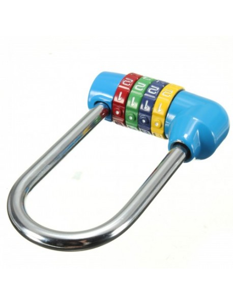 Long 4 Digit Number Code Dial Combination Padlock Security Safety Cabinet Luggage Lock