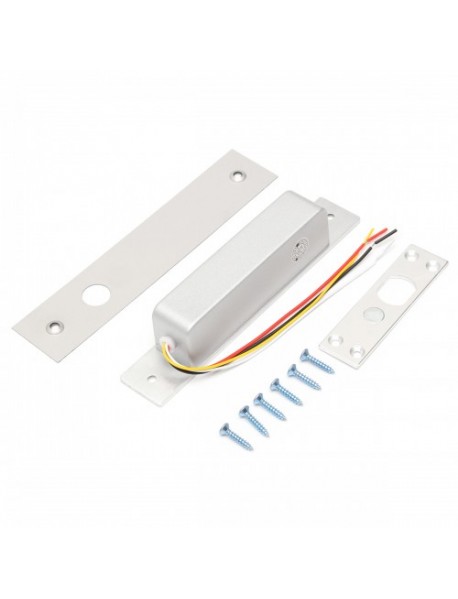 DC 12/24V Electronic Delay Lock Assembly Solenoid Aluminum Tongue For Door Drawer Safety Locks