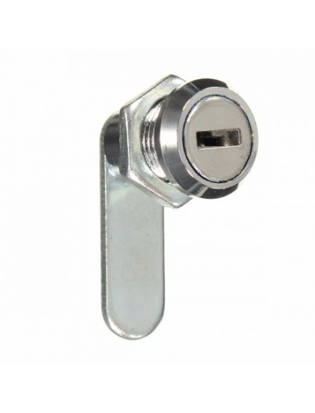 16mm Keyed Alike Cam Lock For Filing Cabinet Mailbox Drawer Cupboard with 2 Keys