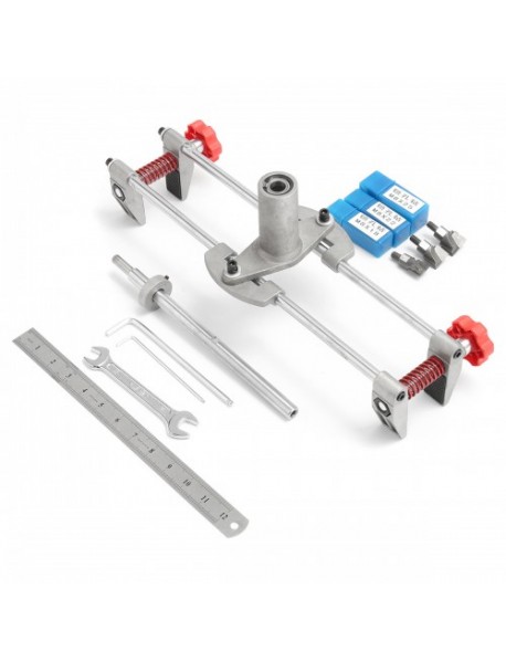 5 Minutes Door Lock Mortiser Jig Kit With Three Cutters