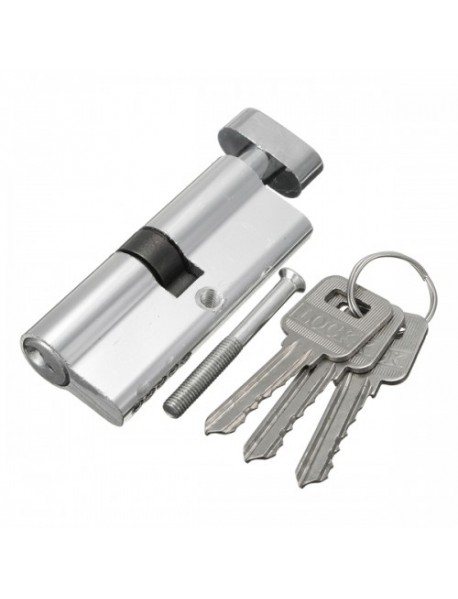 Aluminum Home Safety Lock Cylinder Door Cabinet Lock With 3 Keys 92×29mm