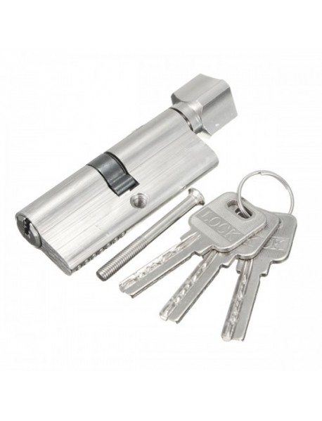 Aluminum Home Safety Lock Cylinder Door Cabinet Lock With 3 Keys