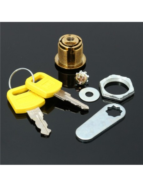 16mm Cam Lock Door File Cabinet Letter Mail Box Drawer Cupboard with 2 Key