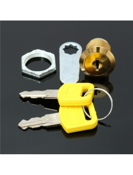 16mm Cam Lock Door File Cabinet Letter Mail Box Drawer Cupboard with 2 Key