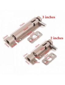 Door Bolt Slide Security Lock Zinc Alloy for Home Guard Gate Drawer Wardrobe Fence