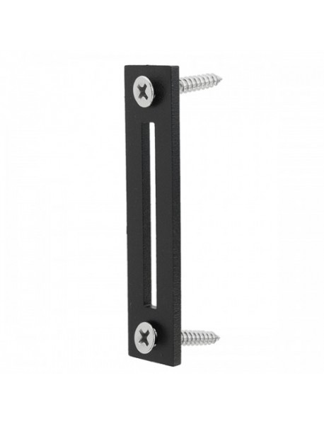 Stainless Steel Barn Door Lock Black Solid Cast Cron Sliding Door Latch