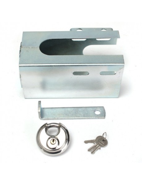 Metal Universal Trailer Security Lock Tow Anti-theft Lock With 2 Keys