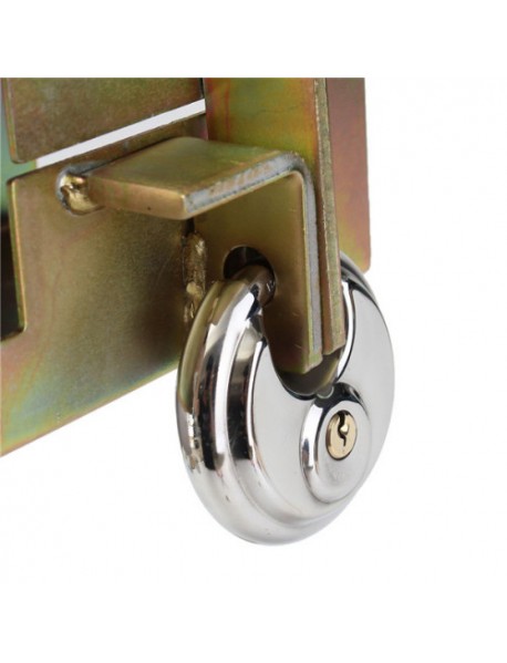 Universal Metal Trailer Security Lock Tow Anti-theft Lock With 2 Keys