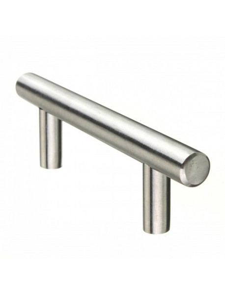 10*100*64mm Solid Steel Brushed Nickel Cabinet Bar Door Handles