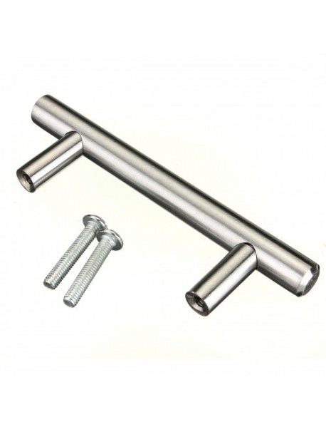 10*100*64mm Solid Steel Brushed Nickel Cabinet Bar Door Handles