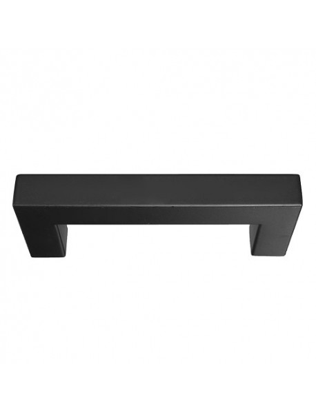 12x12mm Black Hollow Square Stainless Steel Door Handles Drawer Pull For Cupboard Cabinet