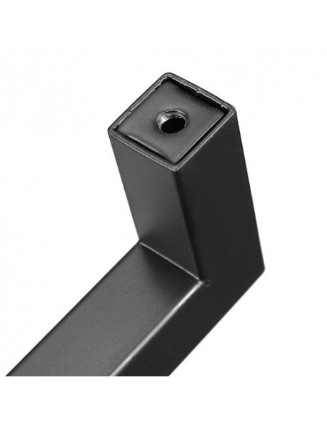 12x12mm Black Hollow Square Stainless Steel Door Handles Drawer Pull For Cupboard Cabinet