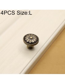 31mm 2808 Green Bronze Cabinet Wardrobe Door Drawer Vintage Zinc Alloy Solid Single Hole Handle