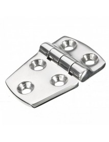 38 x 56mm 316 Stainless Steel Flush Hinges Door Hinge Polished Silver Hardware