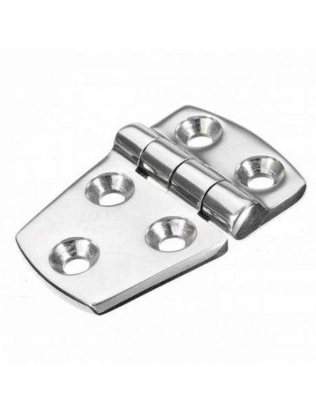 38 x 56mm 316 Stainless Steel Flush Hinges Door Hinge Polished Silver Hardware