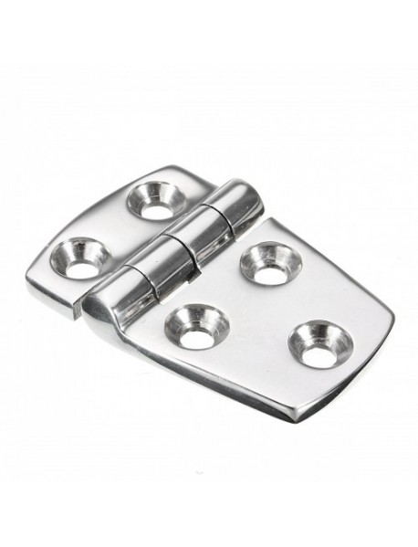 38 x 56mm 316 Stainless Steel Flush Hinges Door Hinge Polished Silver Hardware