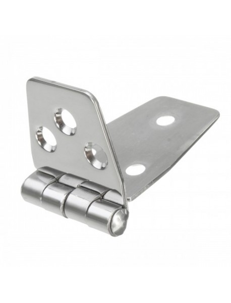 38x97mm Flush Hinges 316 Stainless Steel Polished Silver for Boat Marine Door