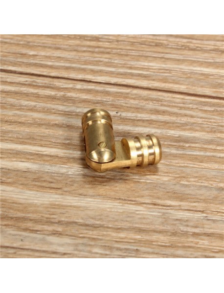 5mm x 18mm Pure Copper Brass Wine Jewelry Box Hidden Invisible Concealed Barrel Hinge