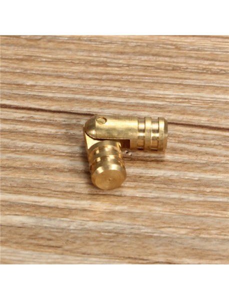 5mm x 18mm Pure Copper Brass Wine Jewelry Box Hidden Invisible Concealed Barrel Hinge