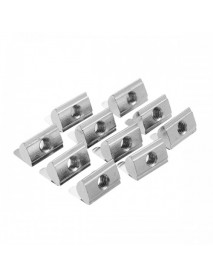 10pcs 4040 M6 Shrapnel Nut Block Elastic Nut EU Standard for 4040 Aluminum Profile