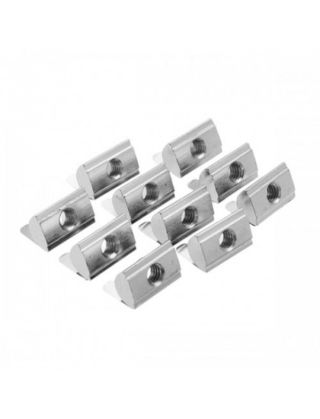 10pcs 4040 M6 Shrapnel Nut Block Elastic Nut EU Standard for 4040 Aluminum Profile