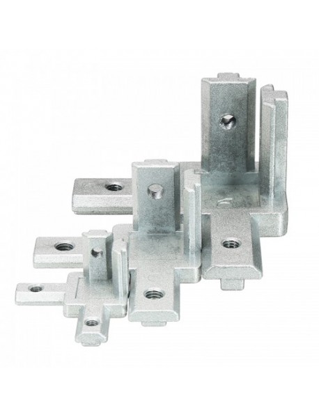 CJ30 T Slot 3 Way 90 Degree Inside Corner Connector Joint Bracket for 3030 Series Aluminum Profile