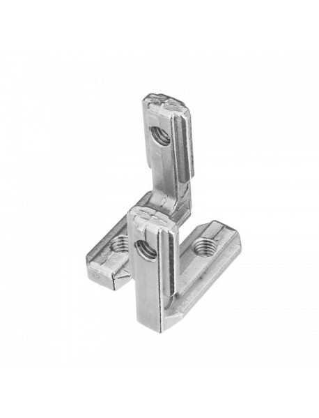 LJ20 5Pcs T Slot L Shape Inside Corner Connector Joint Bracket for 2020 Series Aluminum Profile