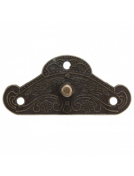 Antique Retro Decorative Latch Vintage Wooden Jewelry Box Drawer Hasp Pad Chest Lock 4 Sizes