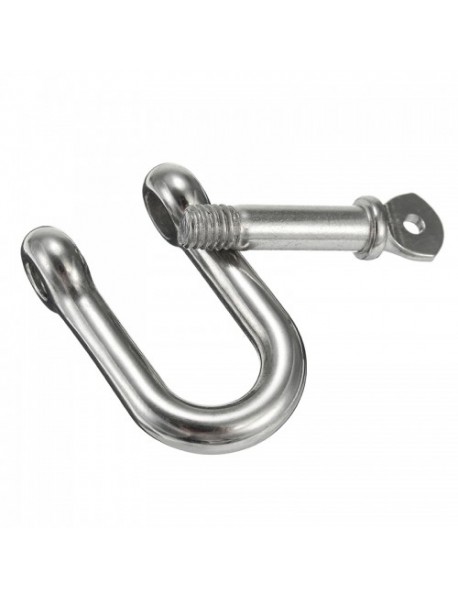 Shackle with Screw Pin 304 Stainless Steel U Shape Bracelet Shackle