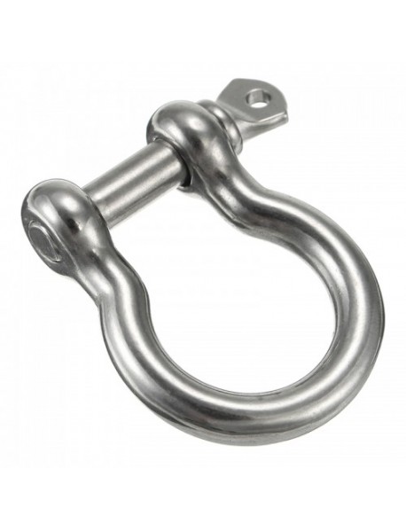 Ring Bow Shackle with Screw Pin 304 Stainless Steel Bracelet Shackle