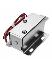 12V DC Electric Lock Assembly Solenoid Long Locking Tongue Cabinet Drawer Door Lock