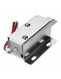 24V DC Electric Lock Assembly Solenoid Long Locking Tongue Cabinet Drawer Door Lock