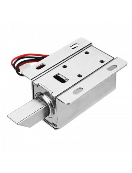 24V DC Electric Lock Assembly Solenoid Long Locking Tongue Cabinet Drawer Door Lock